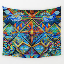 Load image into Gallery viewer, Hippie Mandala Tapestry Print