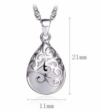 Load image into Gallery viewer, Moonlight Opal Silver Tears Necklace