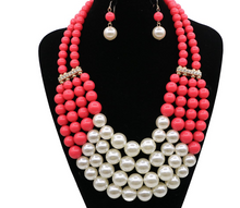 Load image into Gallery viewer, Simulated Pearl Bohemian Jewelry Set