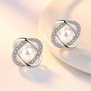 Pearl Twist Earrings