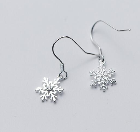 S925 Snowflake earrings