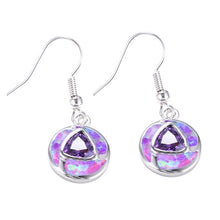 Load image into Gallery viewer, Fire Crystal Earrings