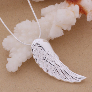 925 Sterling Silver Angel Wing Pendant