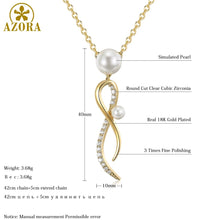 Load image into Gallery viewer, Infinity Pearl Necklace