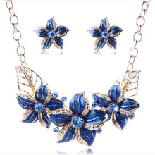 Load image into Gallery viewer, Austrian Crystal Boho Flower Set