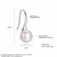 Load image into Gallery viewer, Cultured Natural Pearl Earrings
