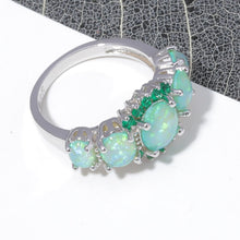 Load image into Gallery viewer, Green Opal 925 Silver Ring