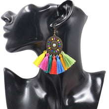 Load image into Gallery viewer, Handmade Boho Dream Tassel Earrings