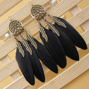Boho Native Dream Catcher Earrings