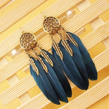 Load image into Gallery viewer, Boho Native Dream Catcher Earrings