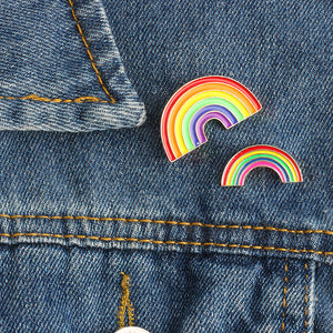 Hope Rainbow Pin Brooch