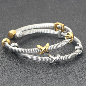 Twisted Rope Bangles