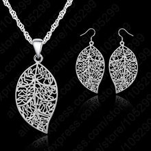 Load image into Gallery viewer, 925 Sterling Silver Leaves Jewelry Sets