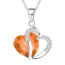 Load image into Gallery viewer, Austrian Crystal Heart Pendants