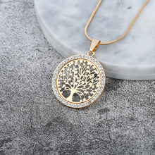 Load image into Gallery viewer, Tree of Life Crystal Pendant