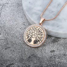 Load image into Gallery viewer, Tree of Life Crystal Pendant
