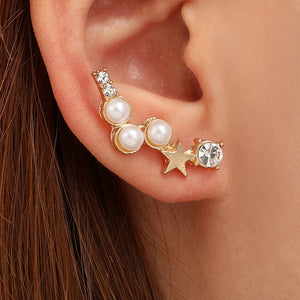 Crystal Star Dipper Earrings