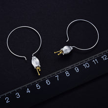 Load image into Gallery viewer, 925 Sterling Silver Bud Earrings