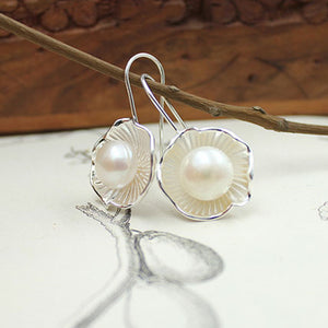 Luxury Pearl Drop Shell Earrings