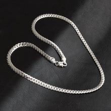 Load image into Gallery viewer, Snake Bone Silver Bracelet and Necklace