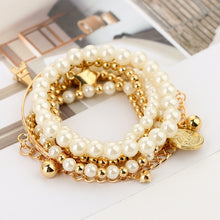 Load image into Gallery viewer, Pearl Star Multilayer Beaded Bracelets Set