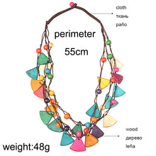 Load image into Gallery viewer, Bohemian Triangle Choker Necklace