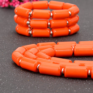 Orange Boho Jewelry Sets