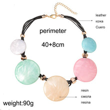 Load image into Gallery viewer, Maxi Circles Bohemian Necklace