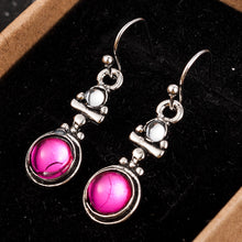 Load image into Gallery viewer, Pink Moonstone Drop Earrings