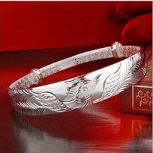 Load image into Gallery viewer, Hand Carved Phoenix Bangle