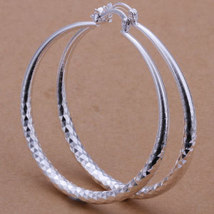 Prismatic Silver Earrings