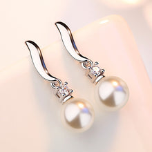 Load image into Gallery viewer, Silver Freshwater Earrings