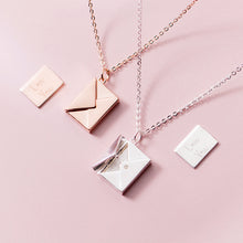 Load image into Gallery viewer, Valentines Love Envelope Necklace
