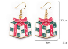 Load image into Gallery viewer, Christmas Enamel Earrings