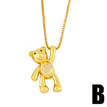 Load image into Gallery viewer, Cute Bear Necklace