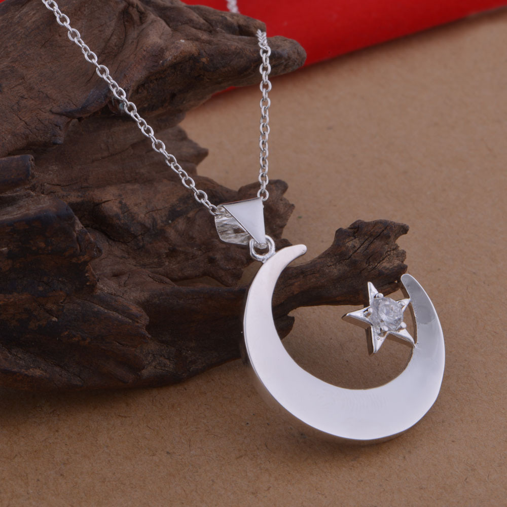 Star in the Moon Necklace