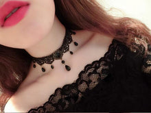 Load image into Gallery viewer, Black Velvet Country Bijoux Choker