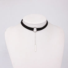 Load image into Gallery viewer, Leather Choker Necklace