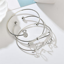 Load image into Gallery viewer, Star Moon Heart Love Bangle Sets
