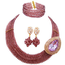 Load image into Gallery viewer, Handmade Rainbow Bead Jewelry Sets