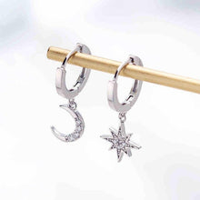 Load image into Gallery viewer, Star and Moon Sparkle Earrings