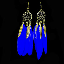 Load image into Gallery viewer, Boho Native Dream Catcher Earrings
