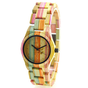 Handmade Colorful Bamboo Watch