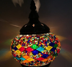 Boho Mosaic Table Lamp