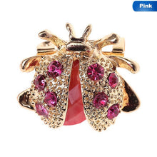 Load image into Gallery viewer, Ladybird Crystal Brooch