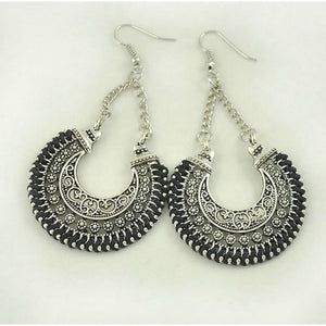 Vintage Silver Bohemian Earrings