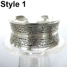 Load image into Gallery viewer, Tibetan Silver Elephant Bangle