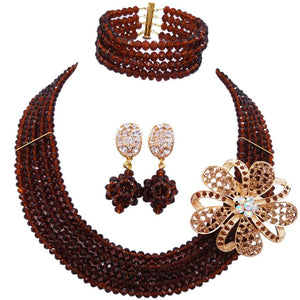 Handmade Rainbow Bead Jewelry Sets