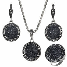 Load image into Gallery viewer, Vintage Crushed Gem Jewelry Set