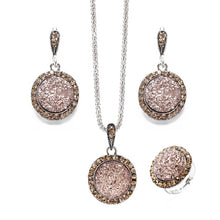 Load image into Gallery viewer, Vintage Crushed Gem Jewelry Set
